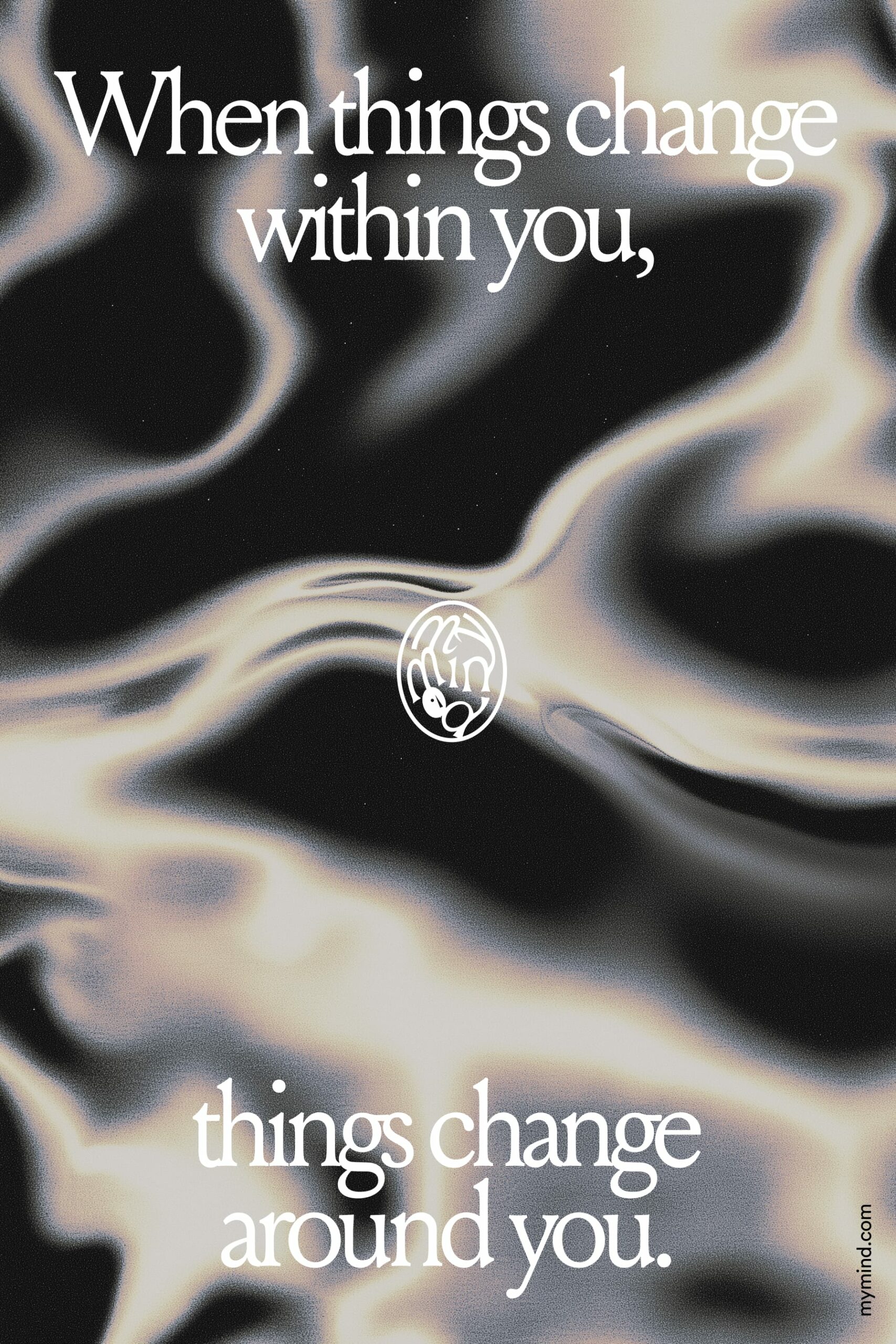 Poster design for mymind.com